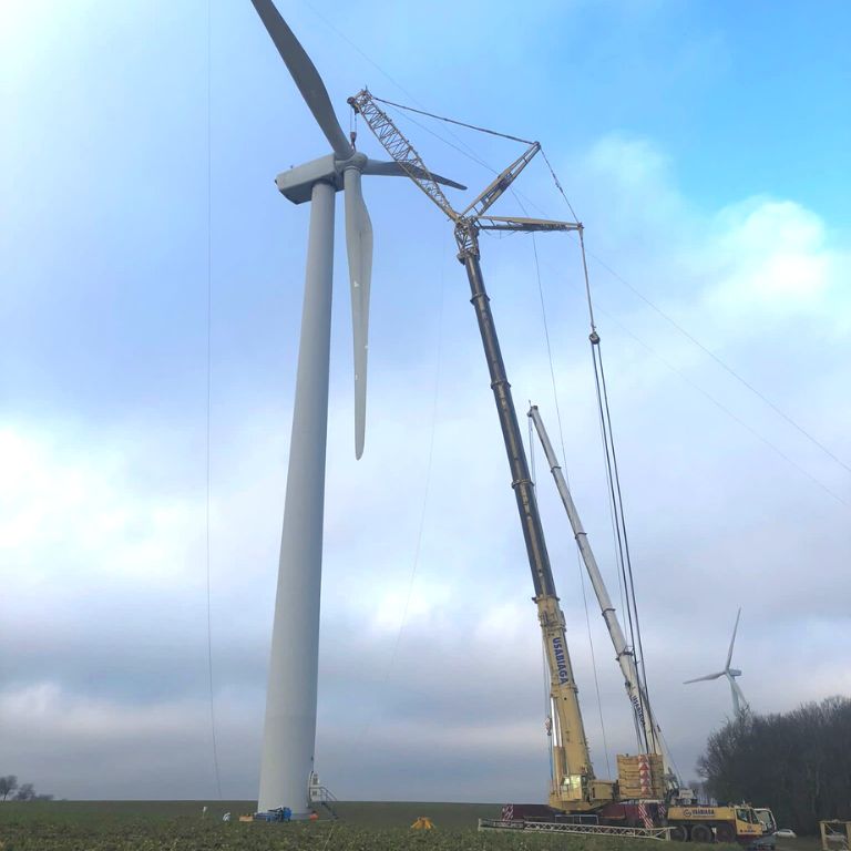 renewable energy crane sales and rental