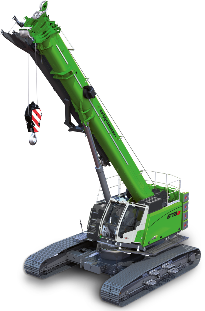 Sennebogen 673E Telescopic crawler crane