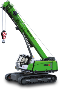 Sennebogen 653E telescopic crawler crane