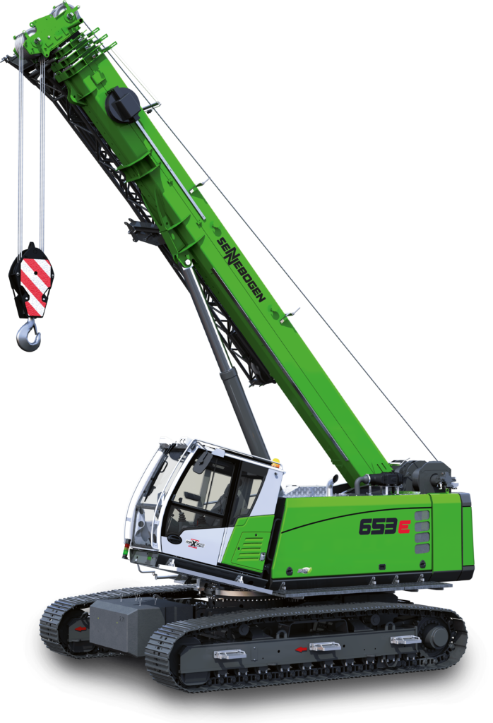 Sennebogen 653E telescopic crawler crane