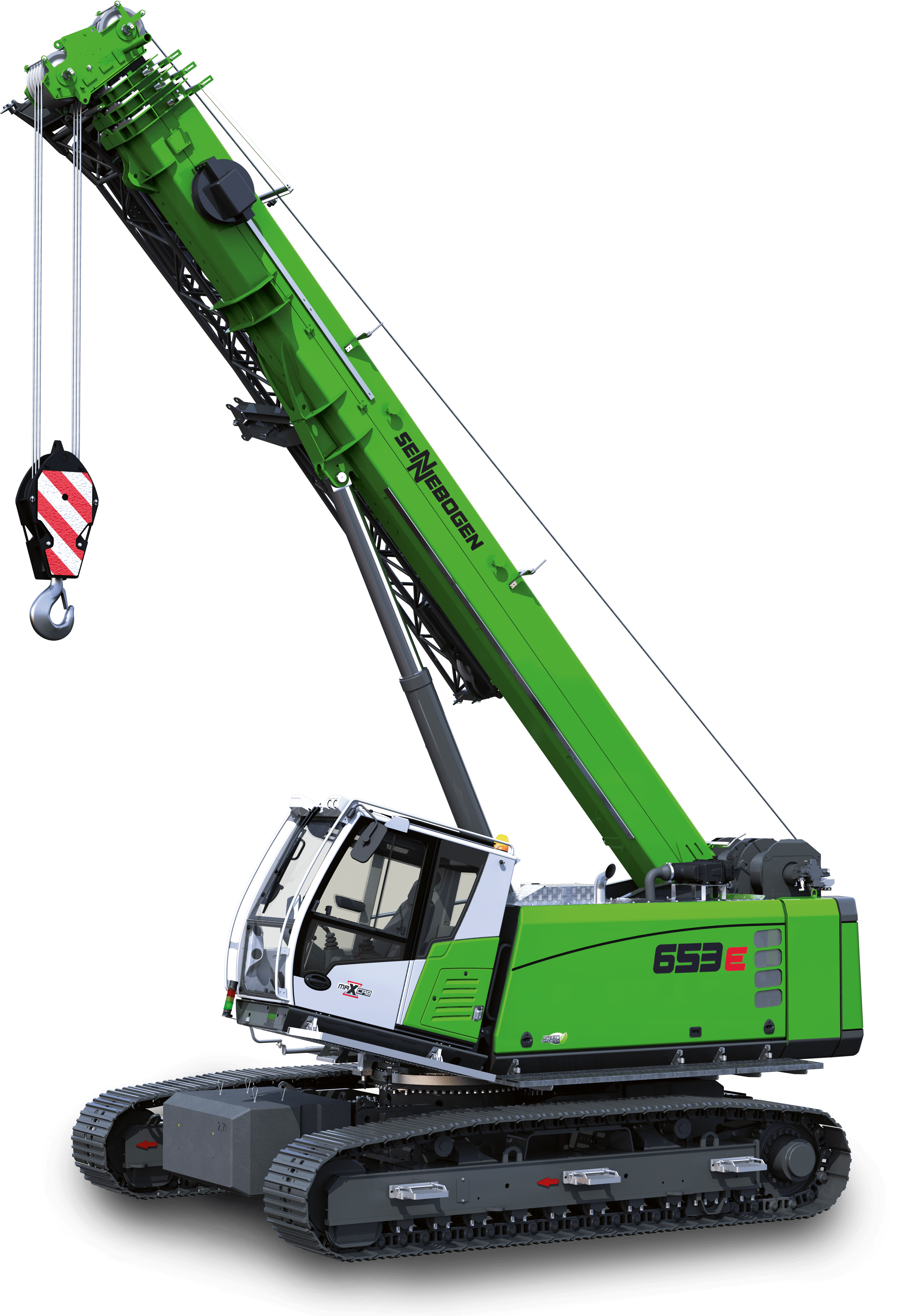 SENNEBOGEN 1/50 クレーン New 1:50 scale models for bauma: from large crawler cranes