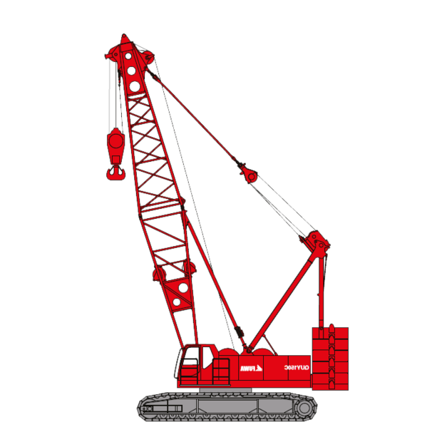 Fushun QUY150C crawler crane